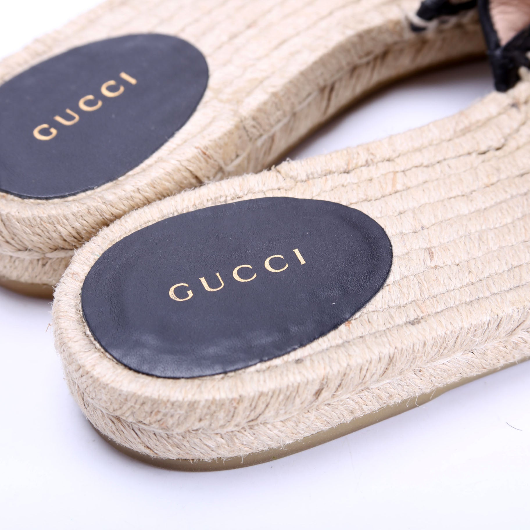 GG Marmont Espadrille Slides Size 39