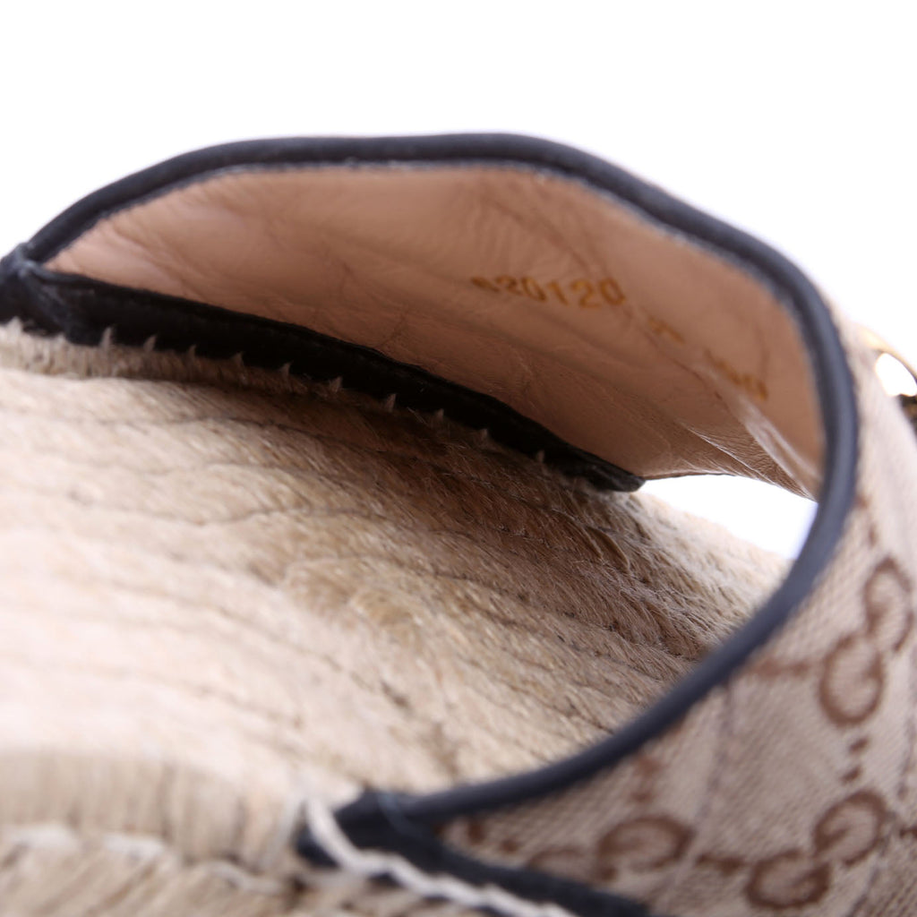 GG Marmont Espadrille Slides Size 39