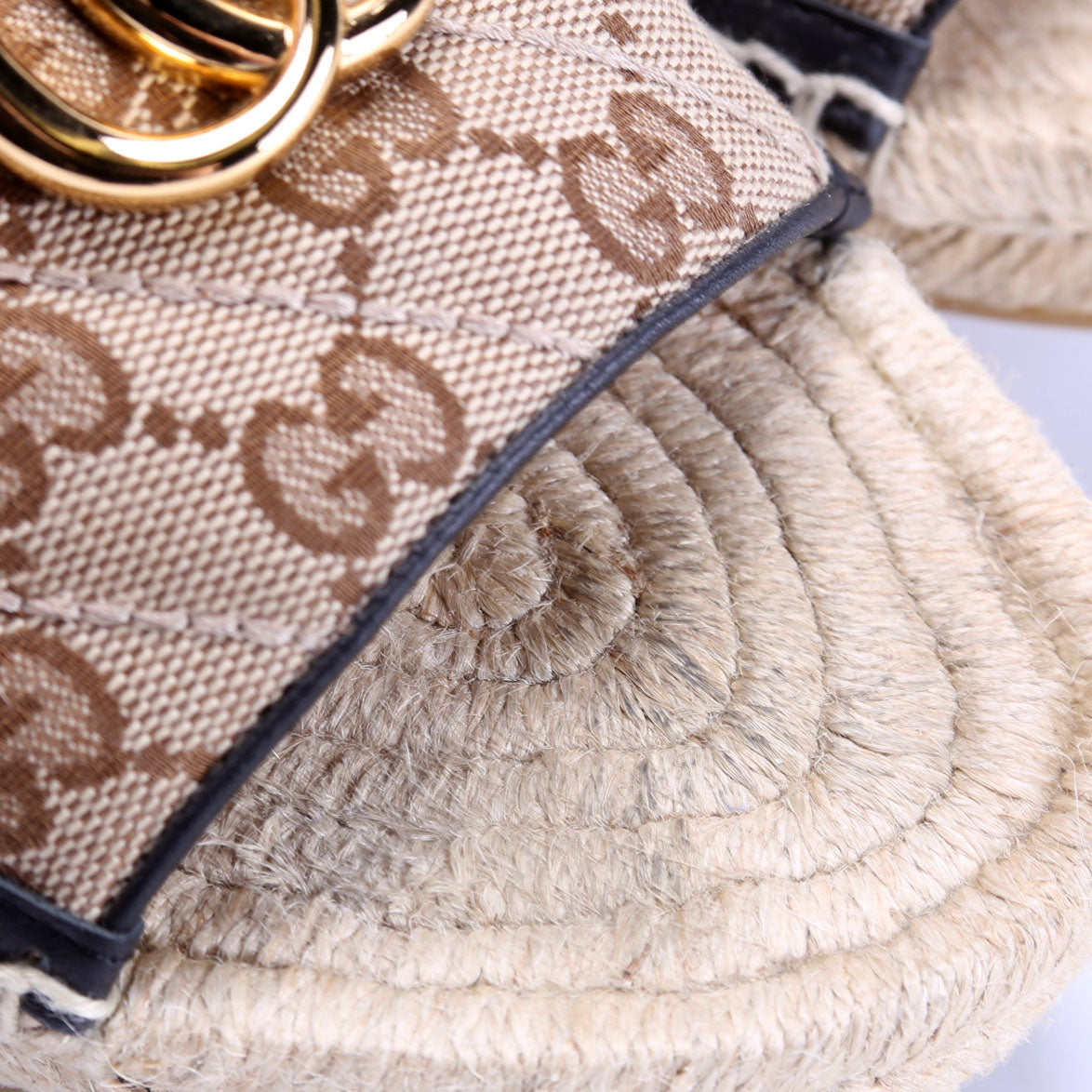 GG Marmont Espadrille Slides Size 39