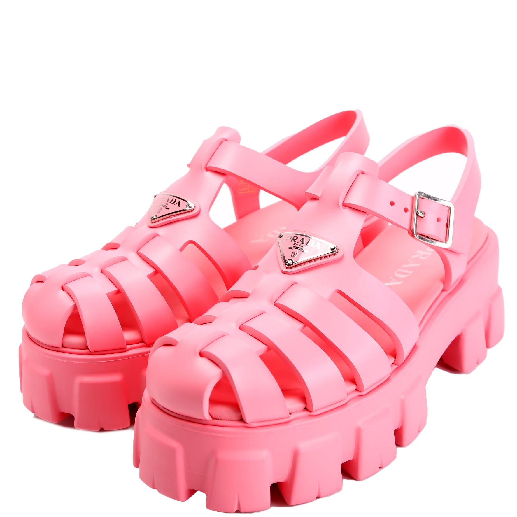 Rubber Foam Sandals Pink Size 40