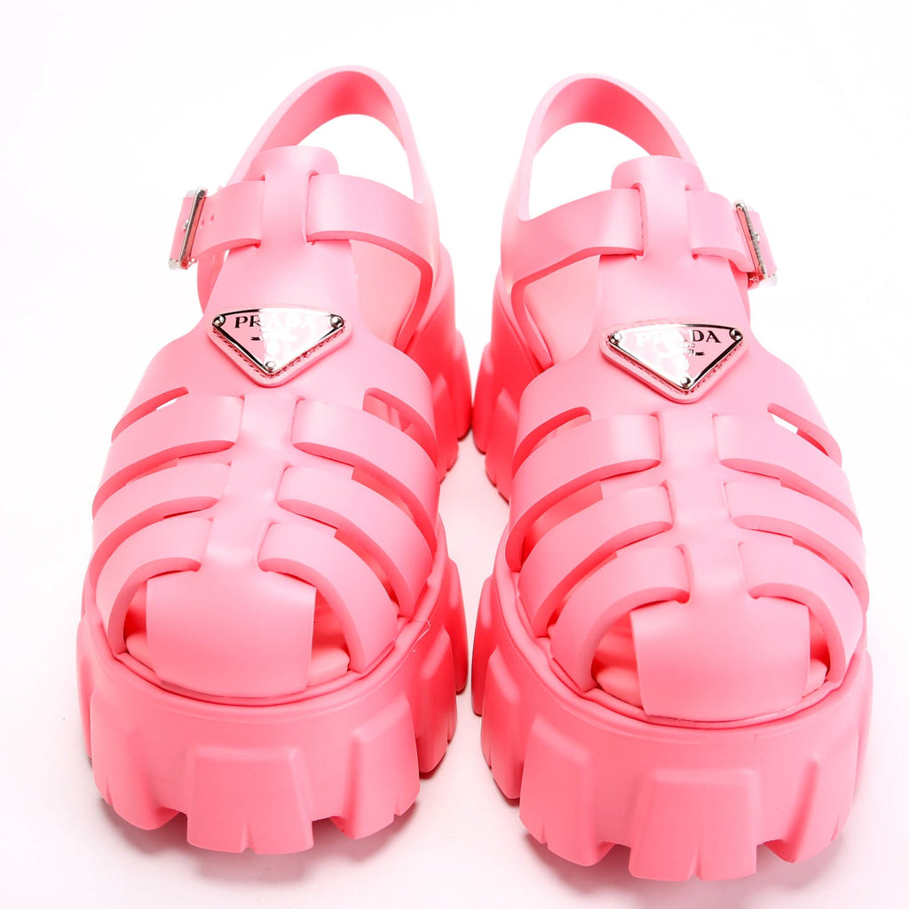 Rubber Foam Sandals Pink Size 40