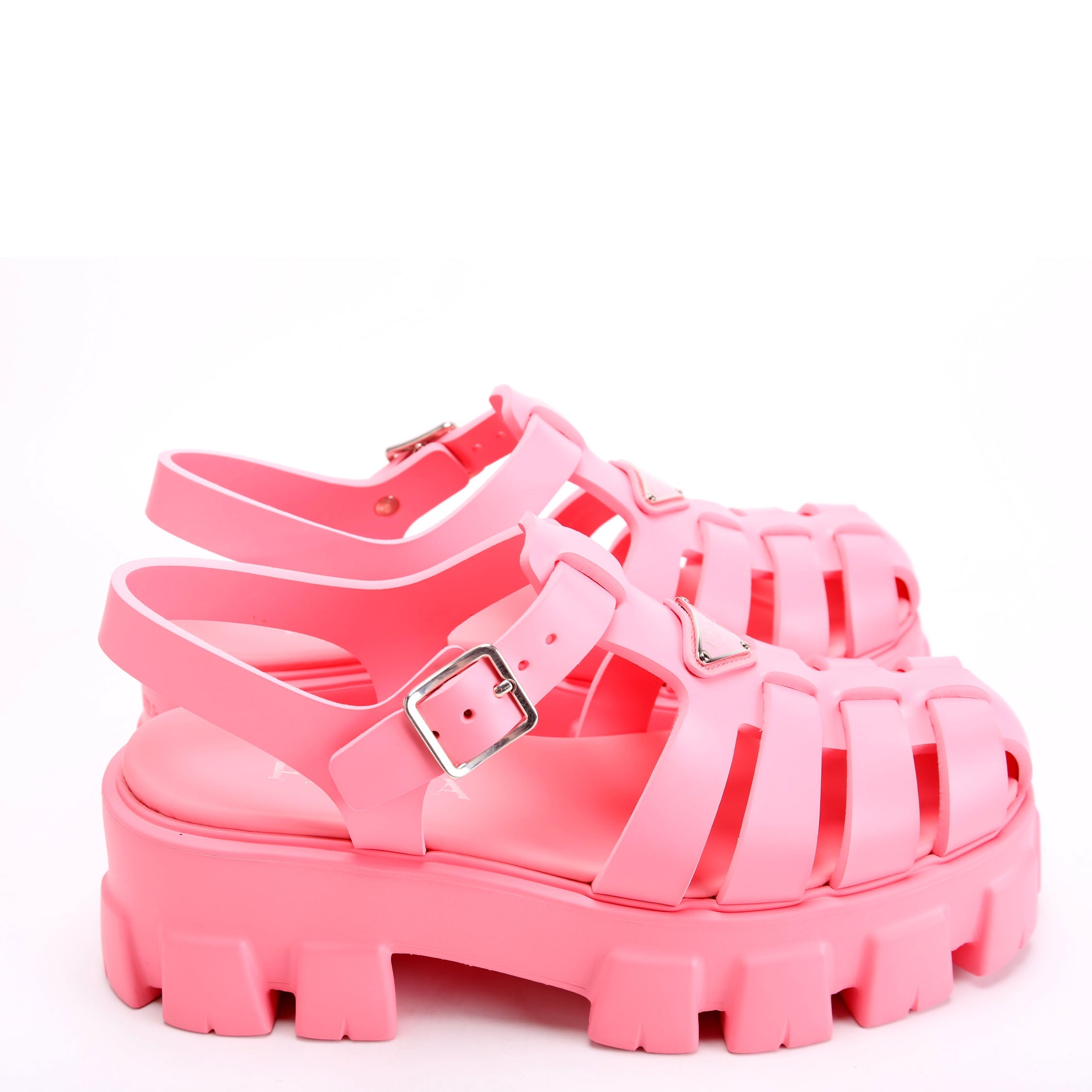 Rubber Foam Sandals Pink Size 40