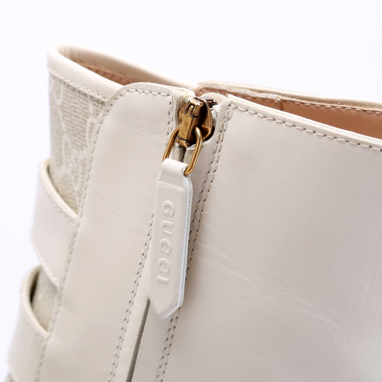 Kensington GG Double Buckle Ankle Boots Size 41