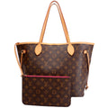 Neverfull With Wallet MM Monogram Pink