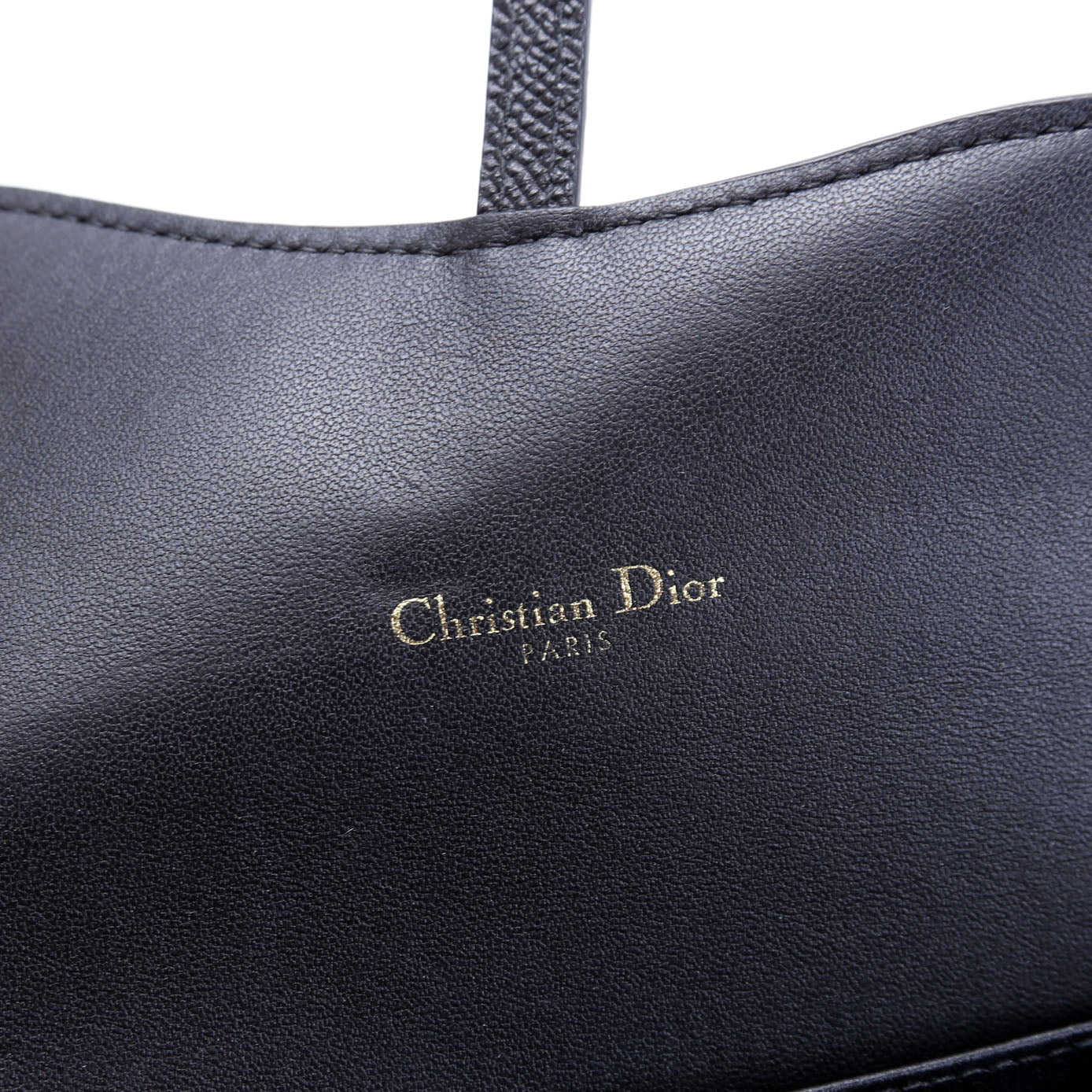 Long Saddle Wallet With Chain Leather Black