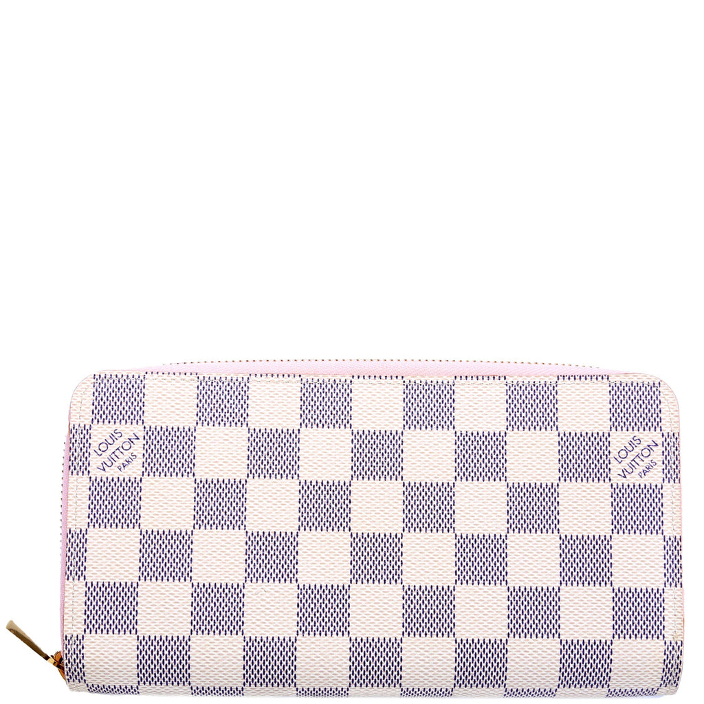 Zippy Wallet Damier Azur Pink