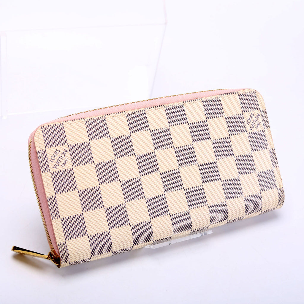 Zippy Wallet Damier Azur Pink