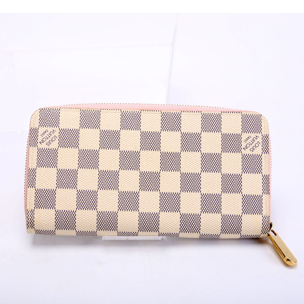 Zippy Wallet Damier Azur Pink