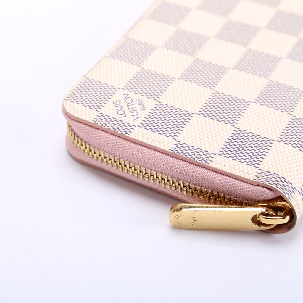 Zippy Wallet Damier Azur Pink