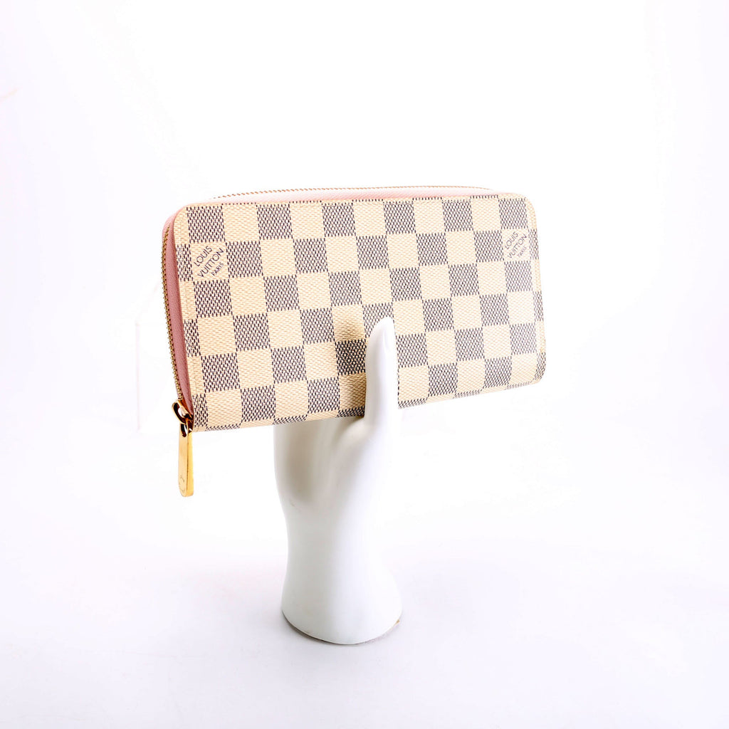 Zippy Wallet Damier Azur Pink