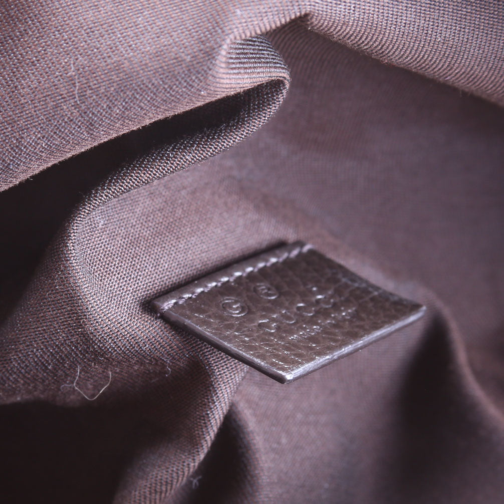 630915 GG Canvas Waist Pouch Brown