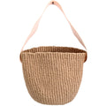 Children's Straw Basket Handle Bag Beige