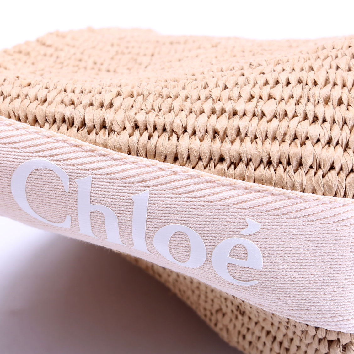 Children's Straw Basket Handle Bag Beige
