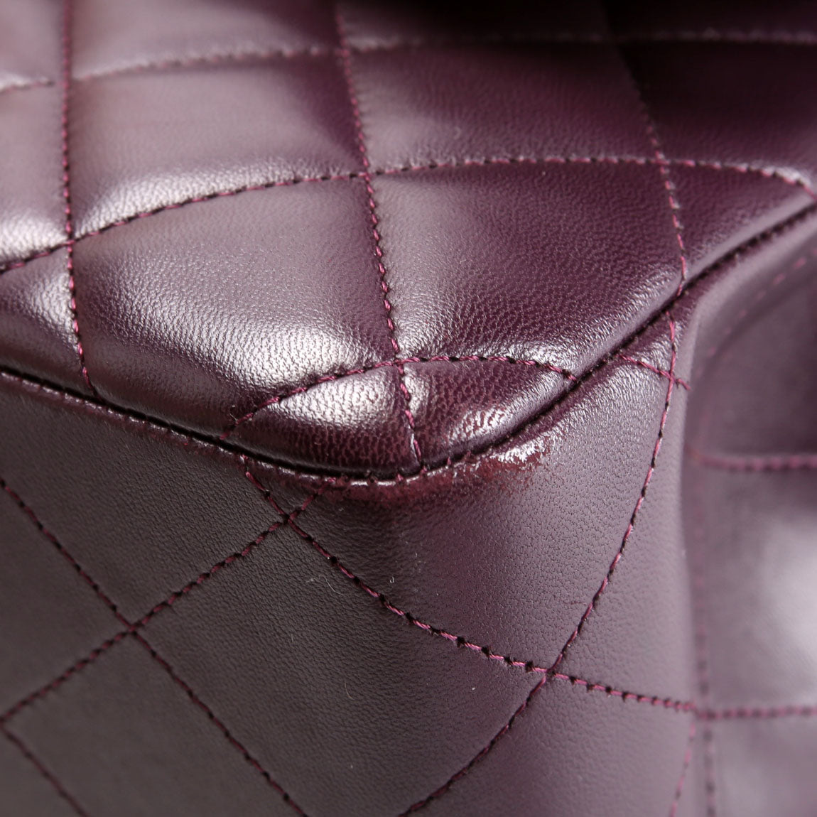 Classic Flap Jumbo Lambskin 23M Plum