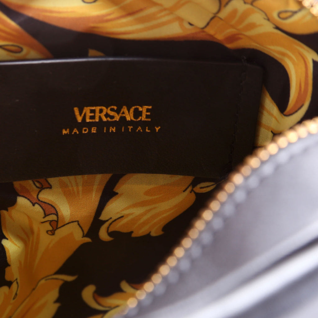 Medusa Crossbody Leather Black