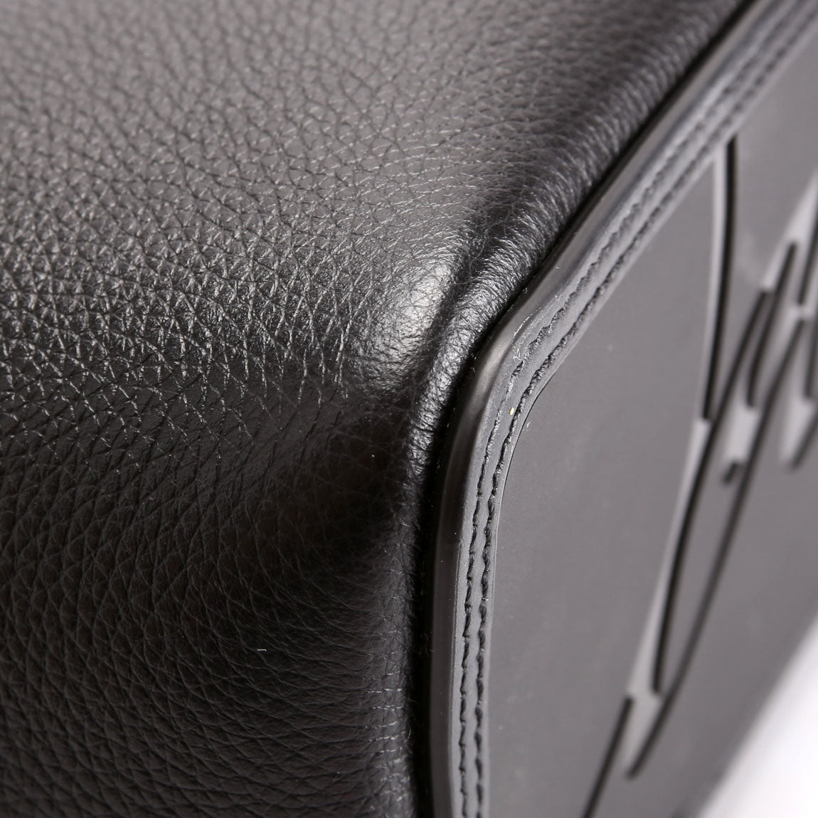 Studded East/West Cabata Tote With Pouch Black