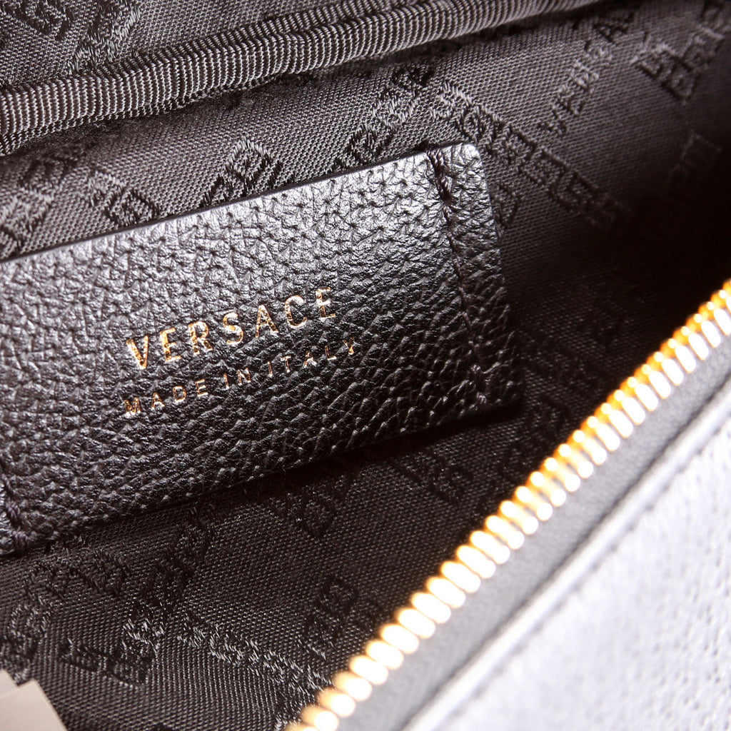 Medusa Waist Bag Leather Black