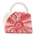 Louis Vuitton LV X YK Taurillon Psychedelic Flower Capucines BB Rouge
