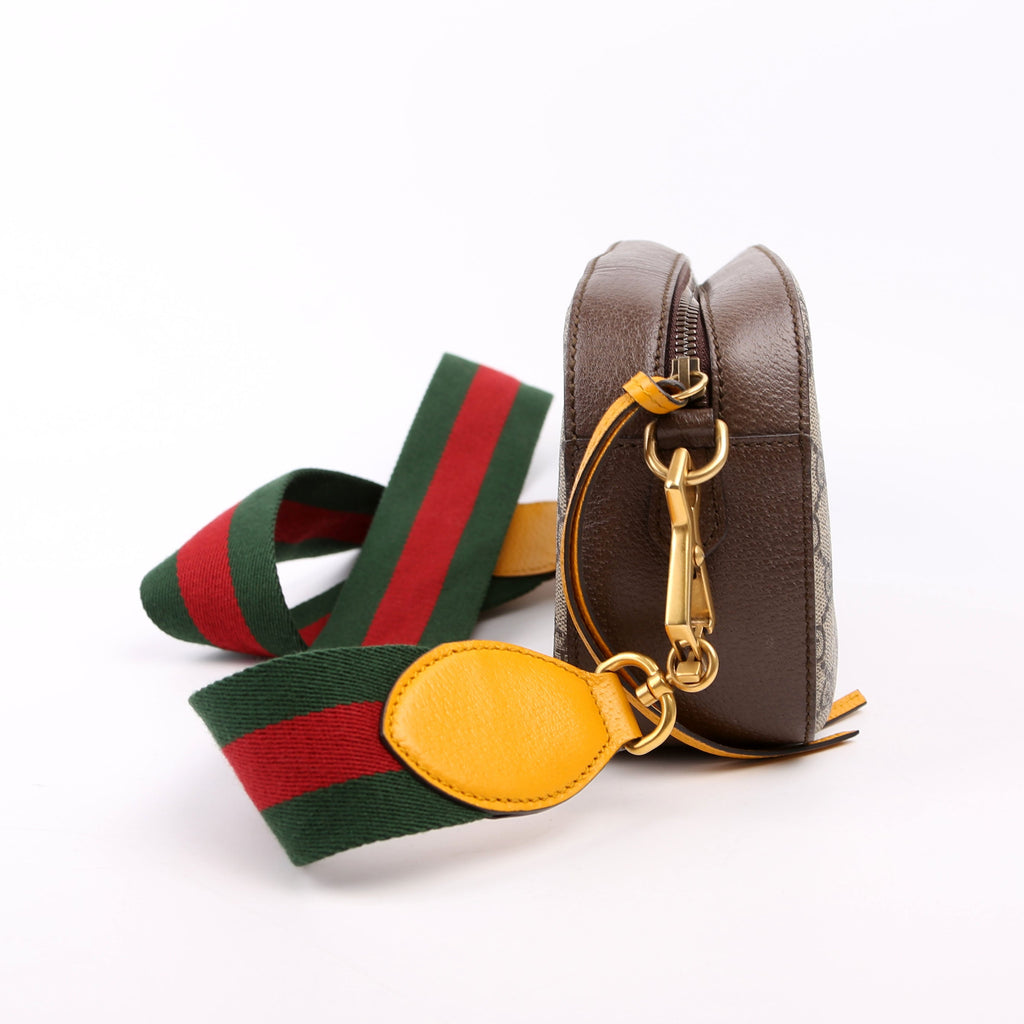 Gucci 476466 GG Supreme Messenger Bag Brown