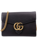 401232 Marmont Chain Wallet Black