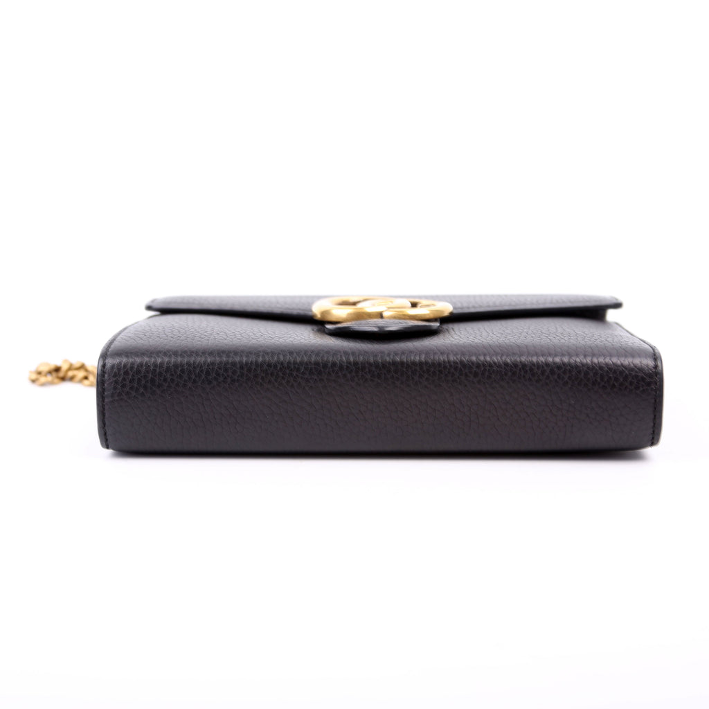 401232 Marmont Chain Wallet Black