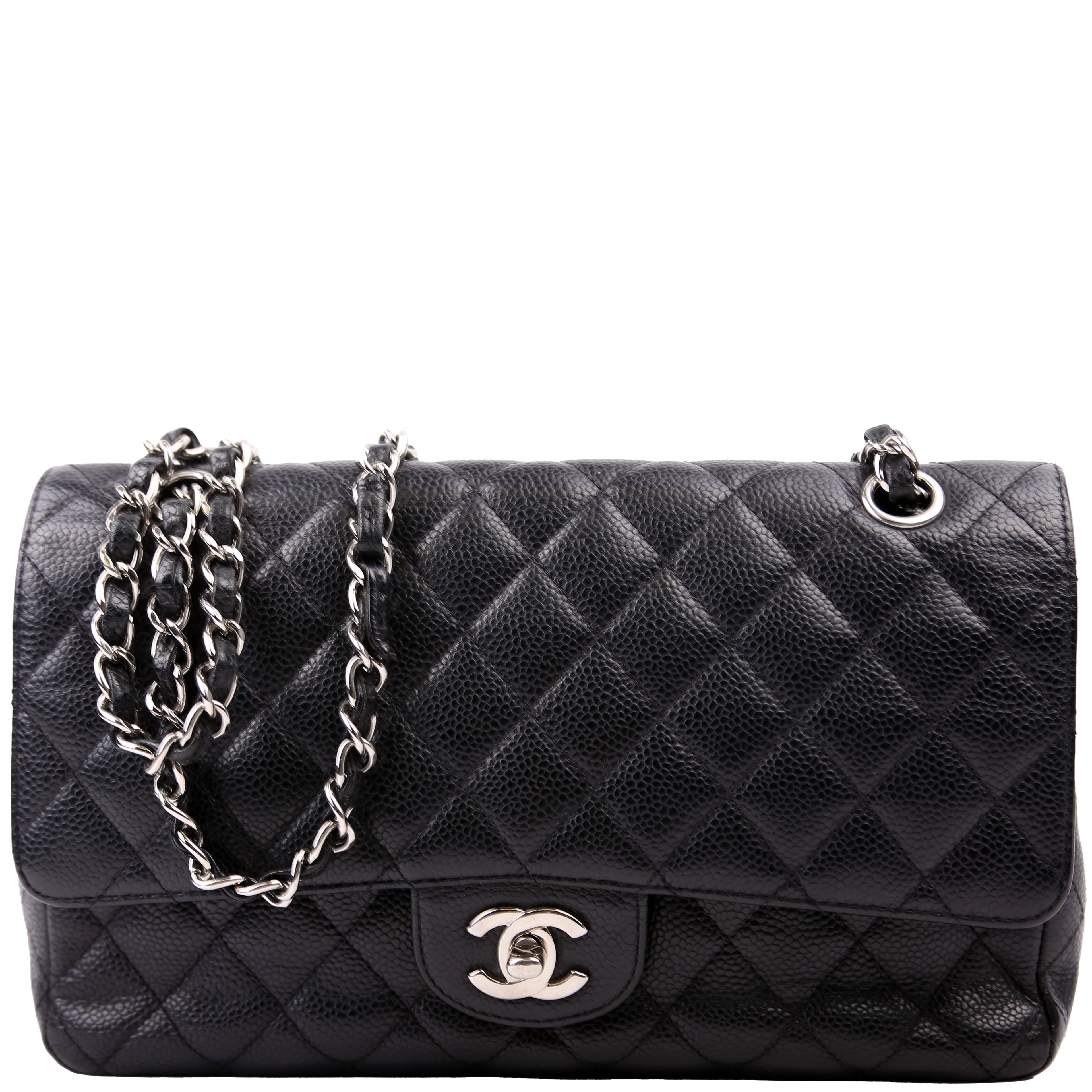 Classic Flap Medium Caviar Black