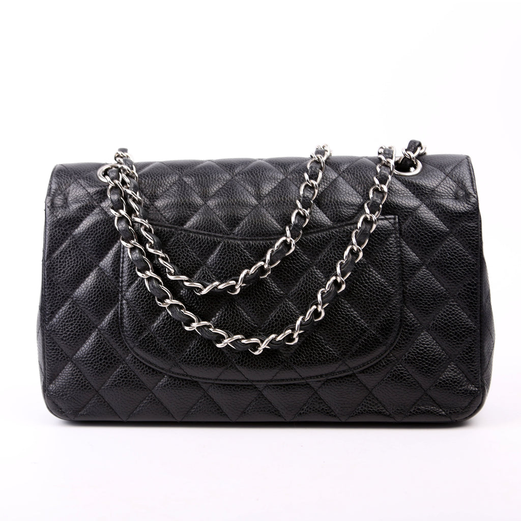Classic Flap Medium Caviar Black