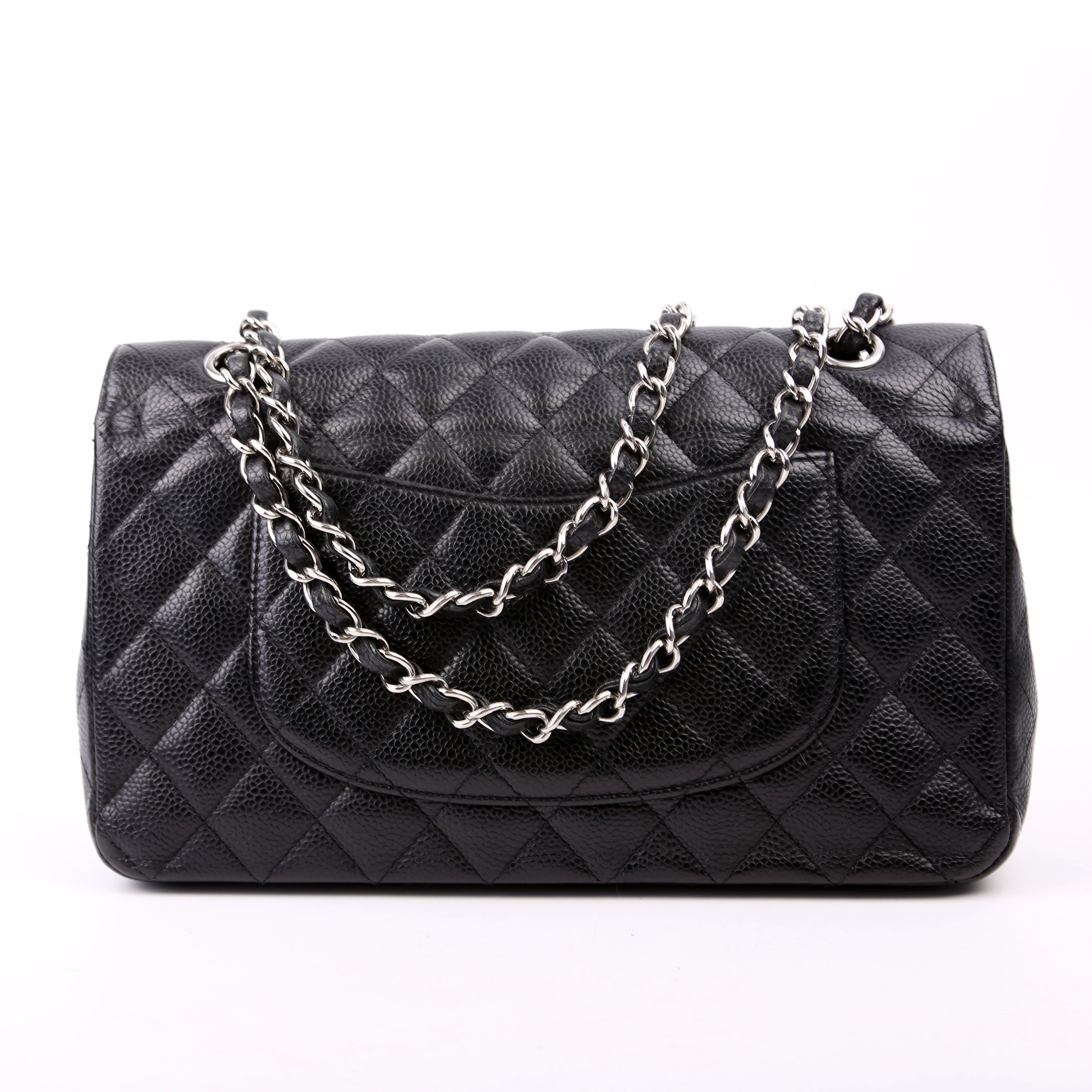 Classic Flap Medium Caviar Black