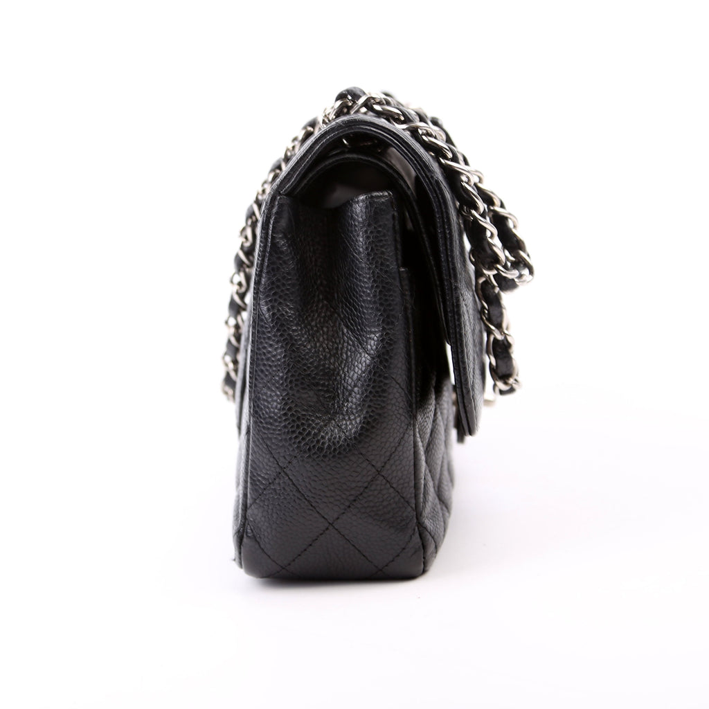 Classic Flap Medium Caviar Black