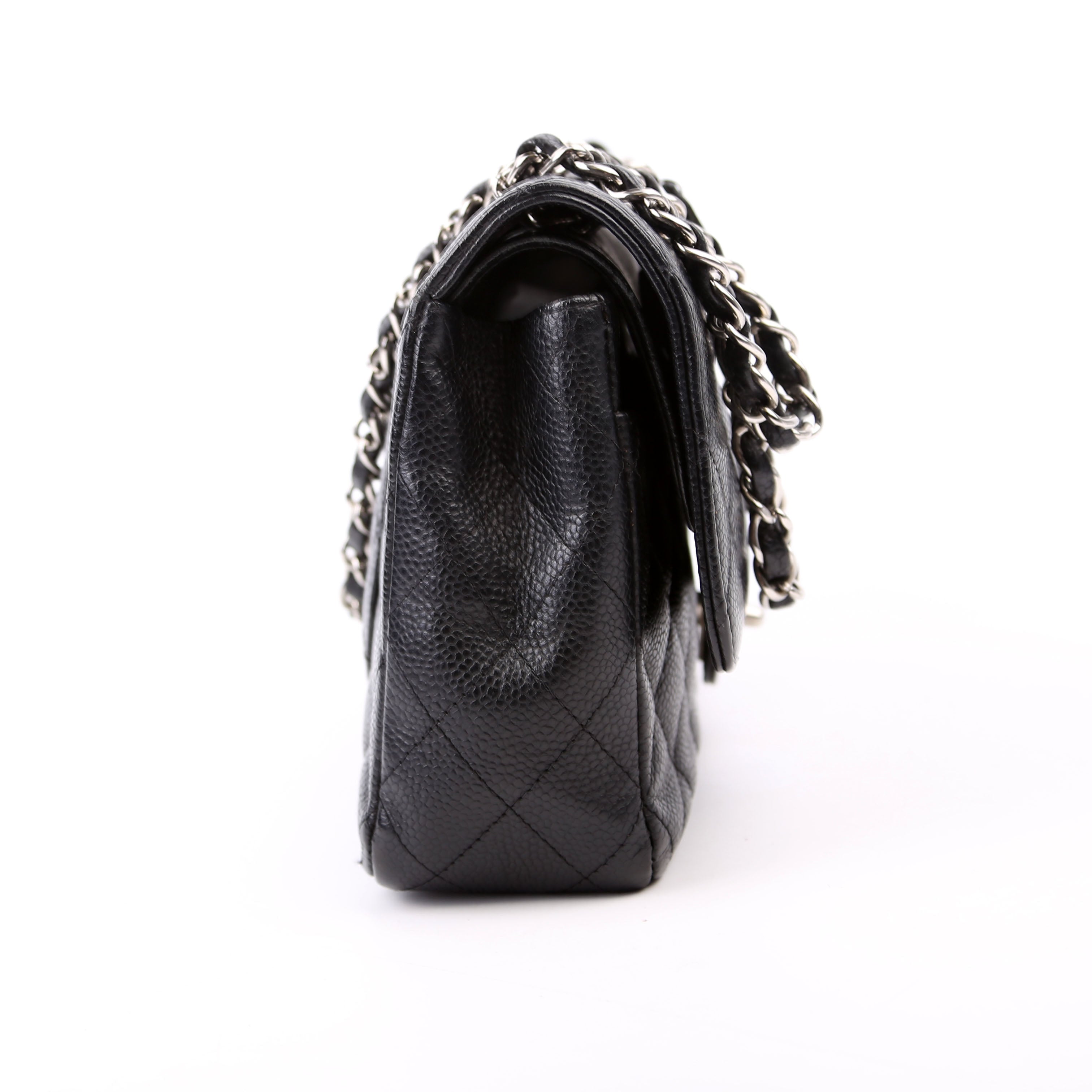 Classic Flap Medium Caviar Black