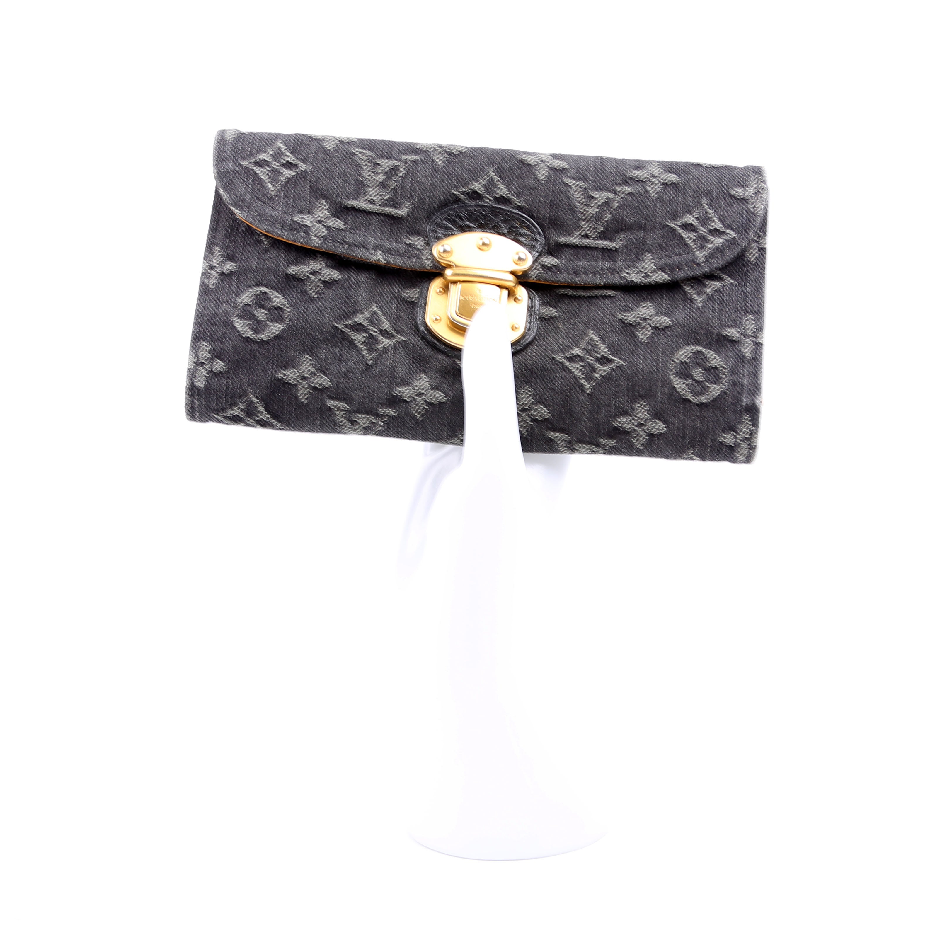 Amelia Wallet Monogram Denim