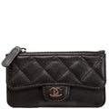 CC Flap Card Holder Caviar RFID Black