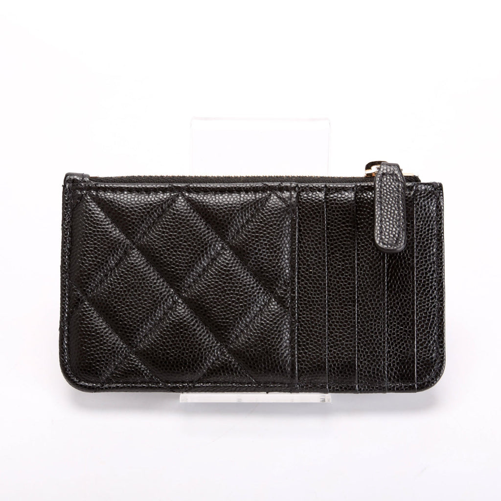 CC Flap Card Holder Caviar RFID Black