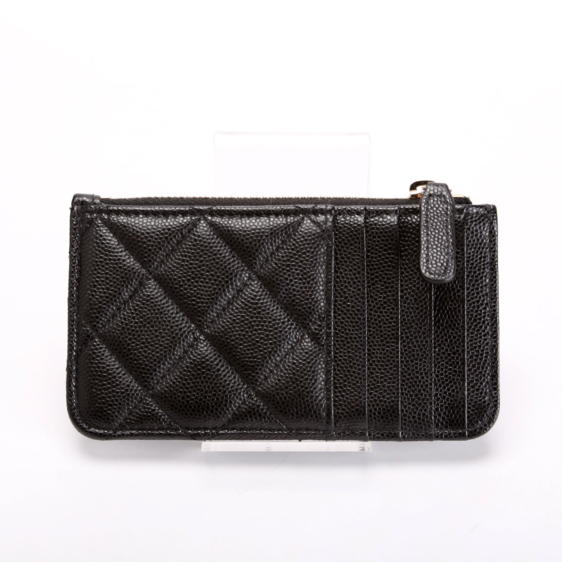 CC Flap Card Holder Caviar RFID Black