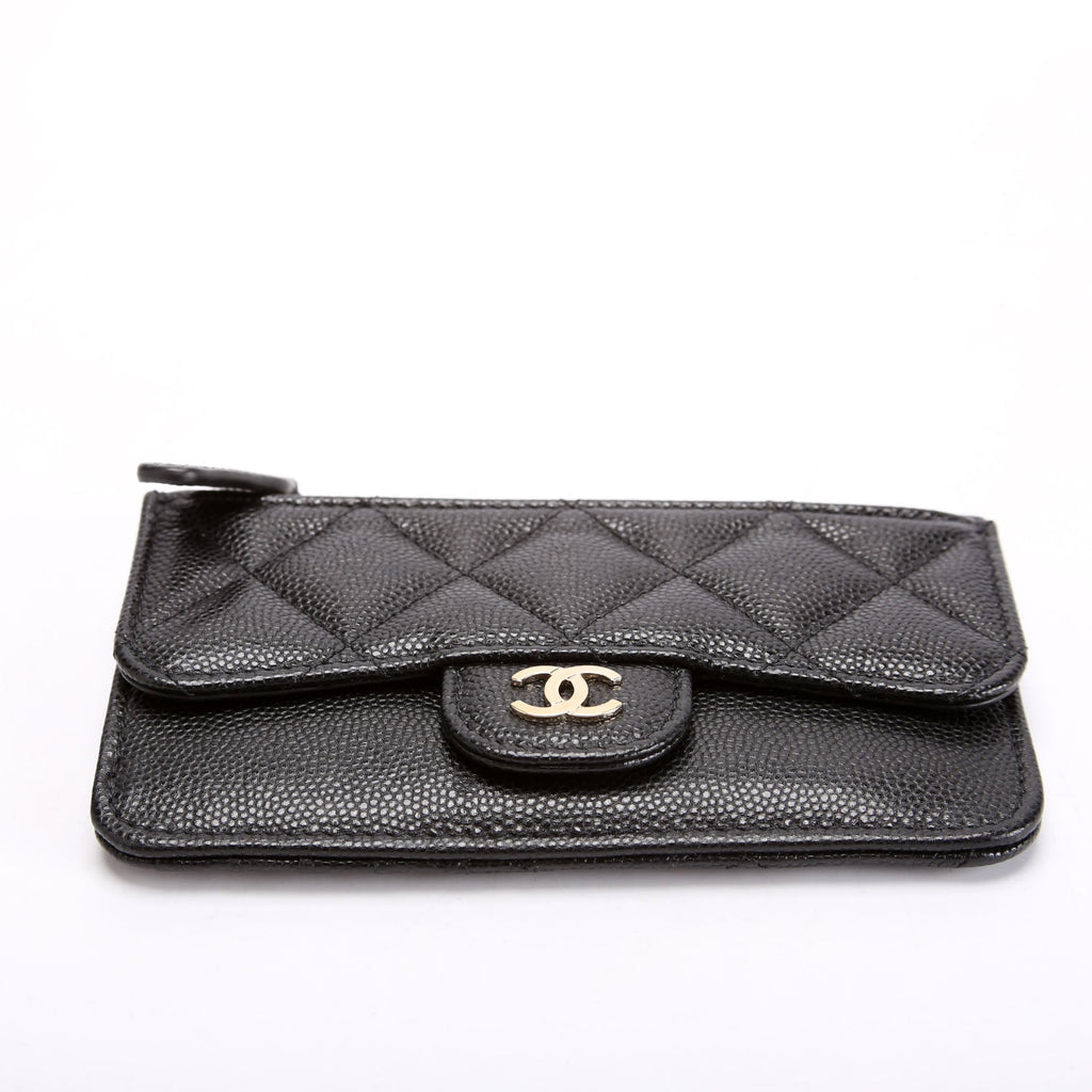 CC Flap Card Holder Caviar RFID Black