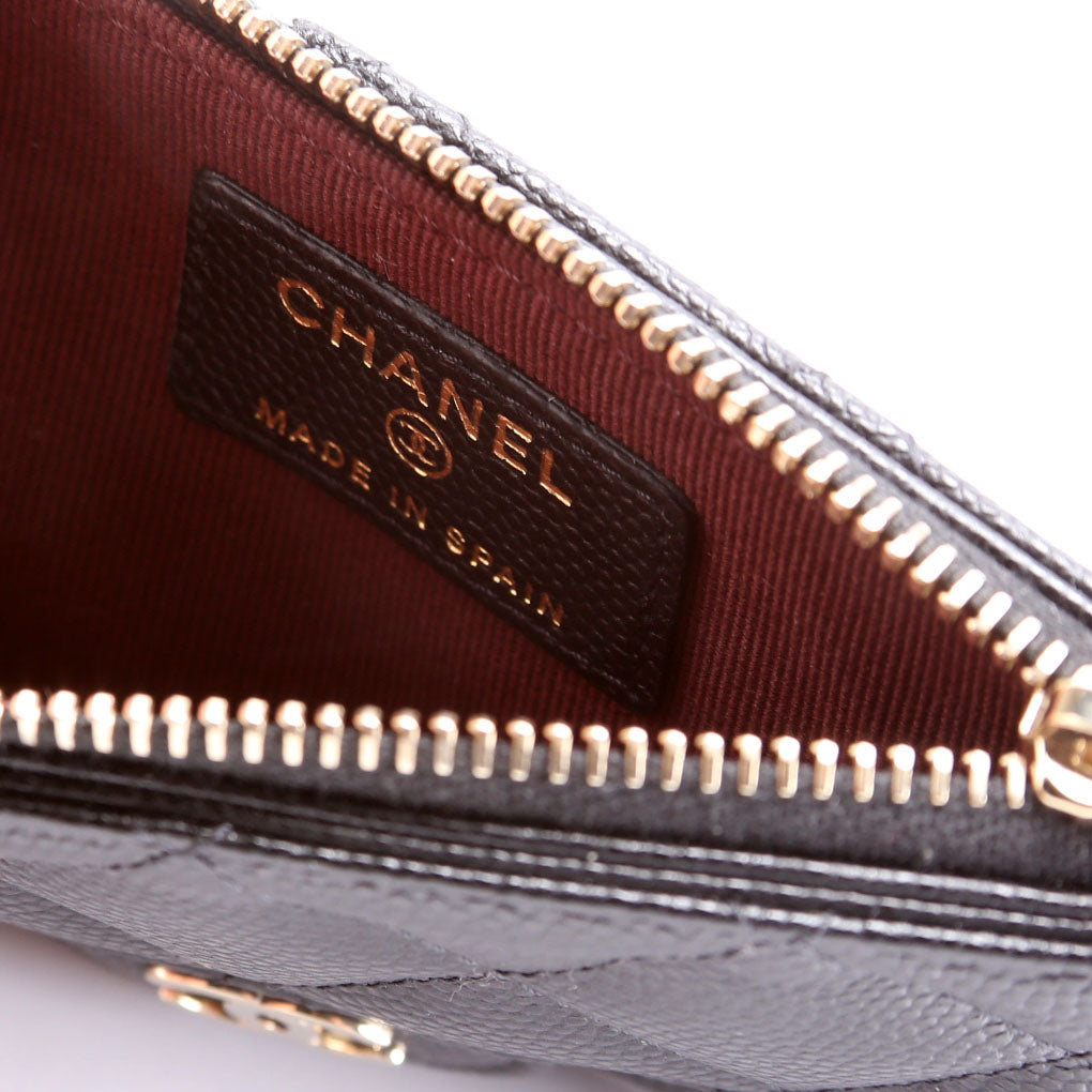 CC Flap Card Holder Caviar RFID Black