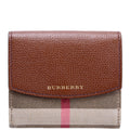Luna Compact French Wallet Brown