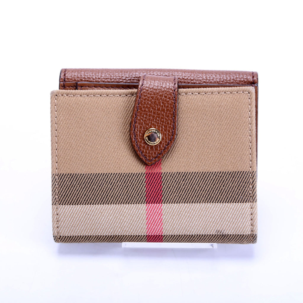 Luna Compact French Wallet Brown