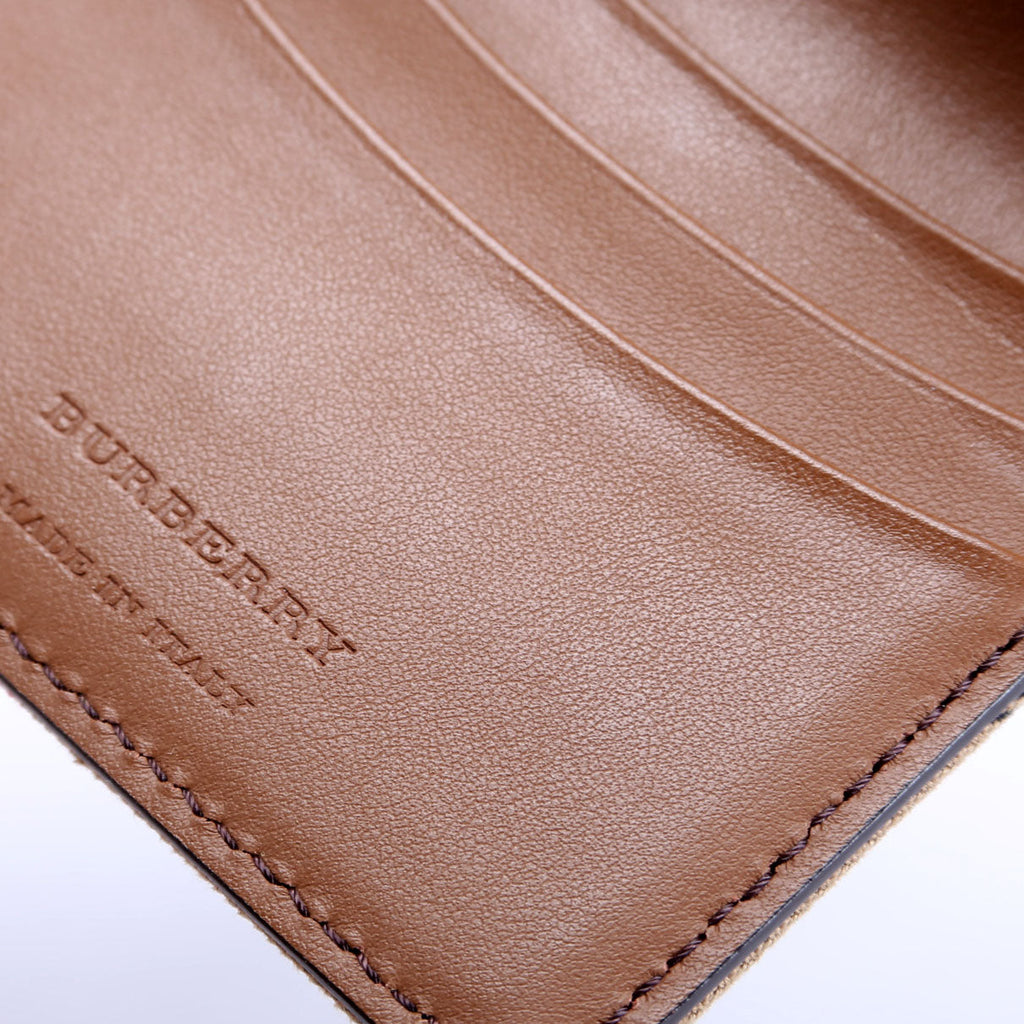 Luna Compact French Wallet Brown