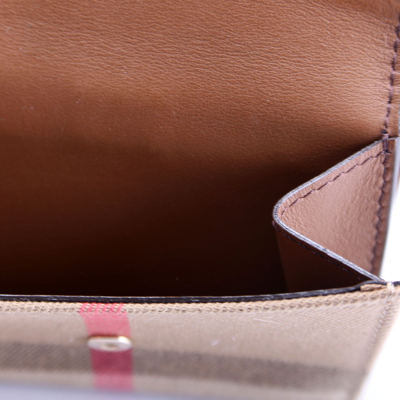 Luna Compact French Wallet Brown