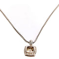 Petite Albion Pendant 925/Smoky Quartz/Diamond Necklace