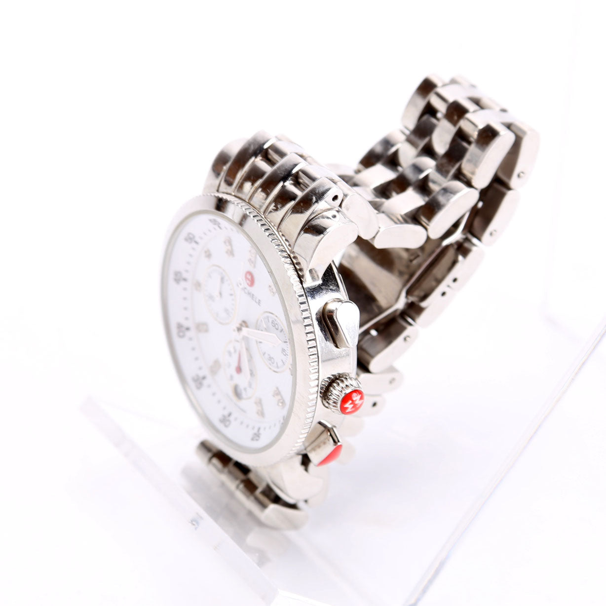 Sport Sail Stainless With 0.6CW Diamond Watch Silver/White