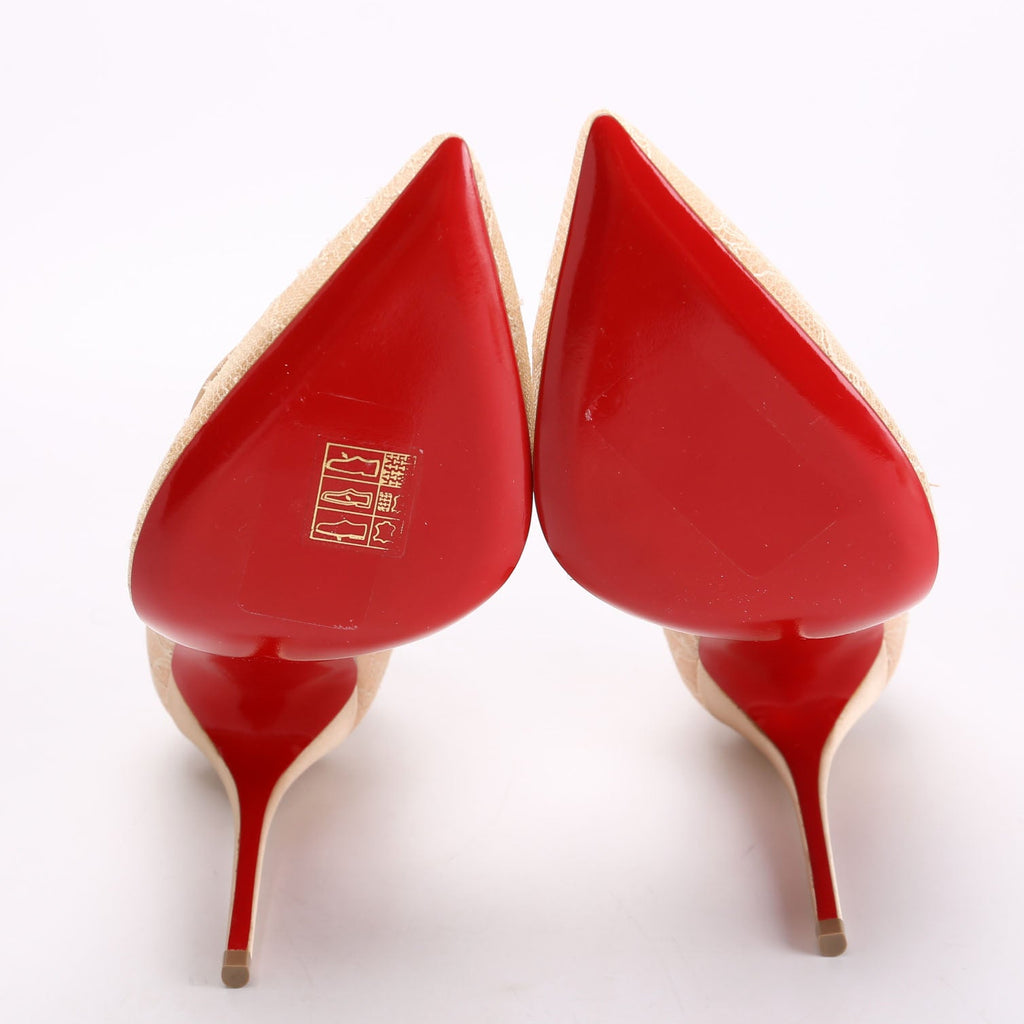 Hot Jeanbi 100 Lace Pumps Size 36.5