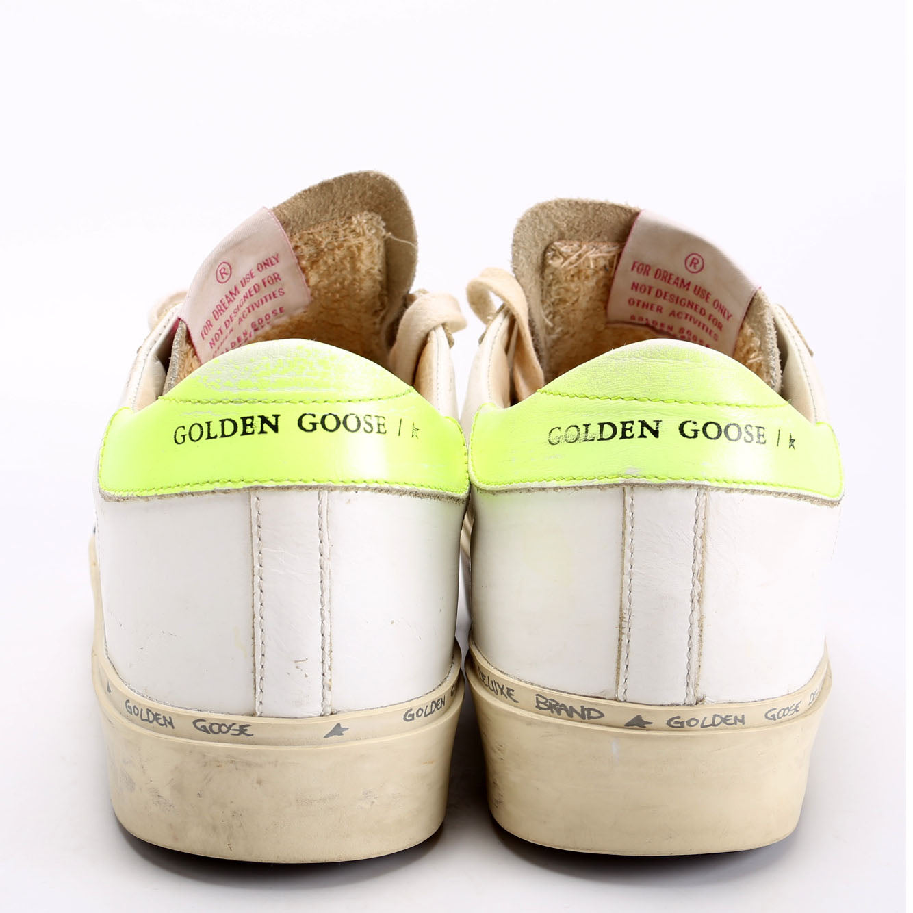 Hi Star Sneakers Size 37 Zebra/White/Neon Yellow