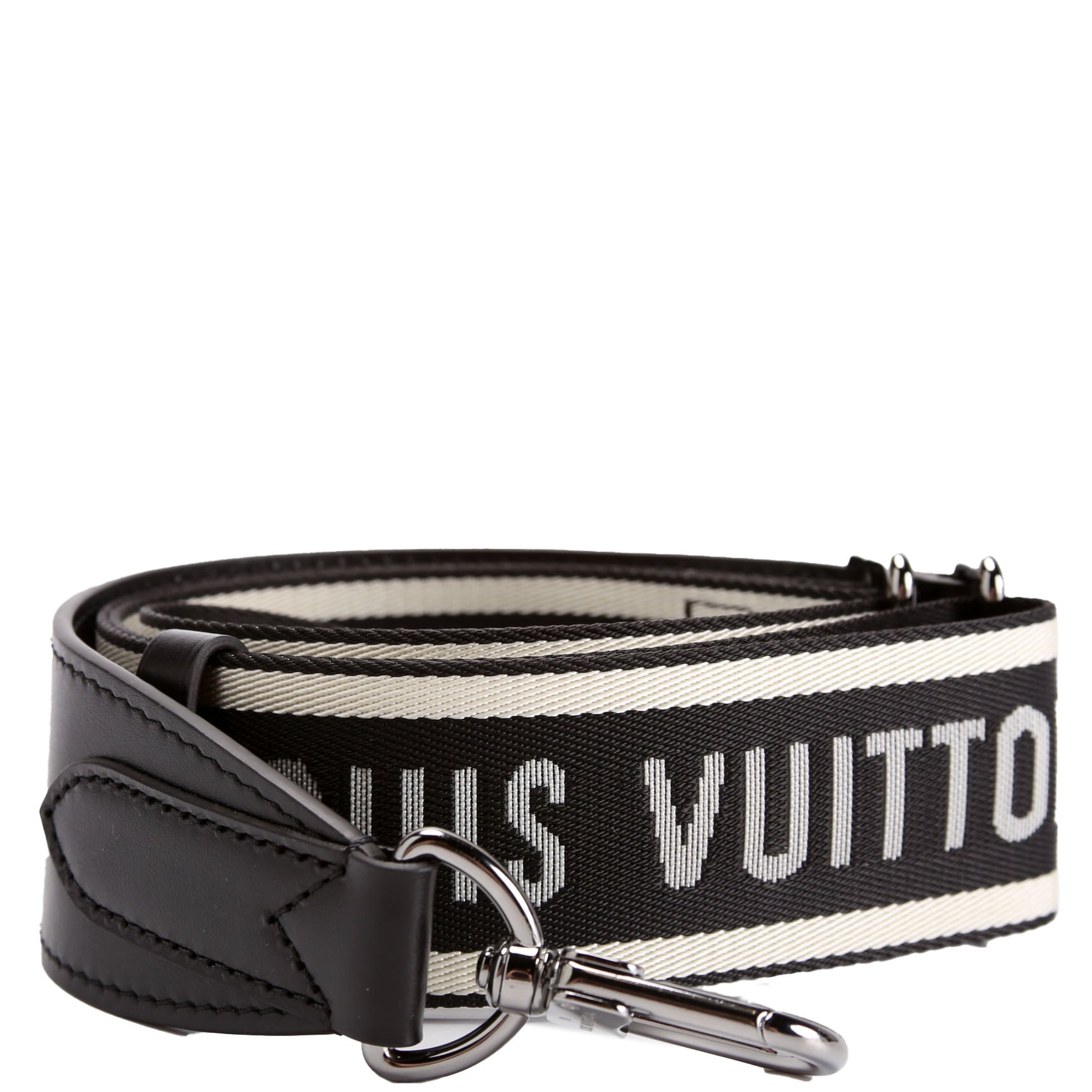 Jacquard Sporty Bando Strap Black/White