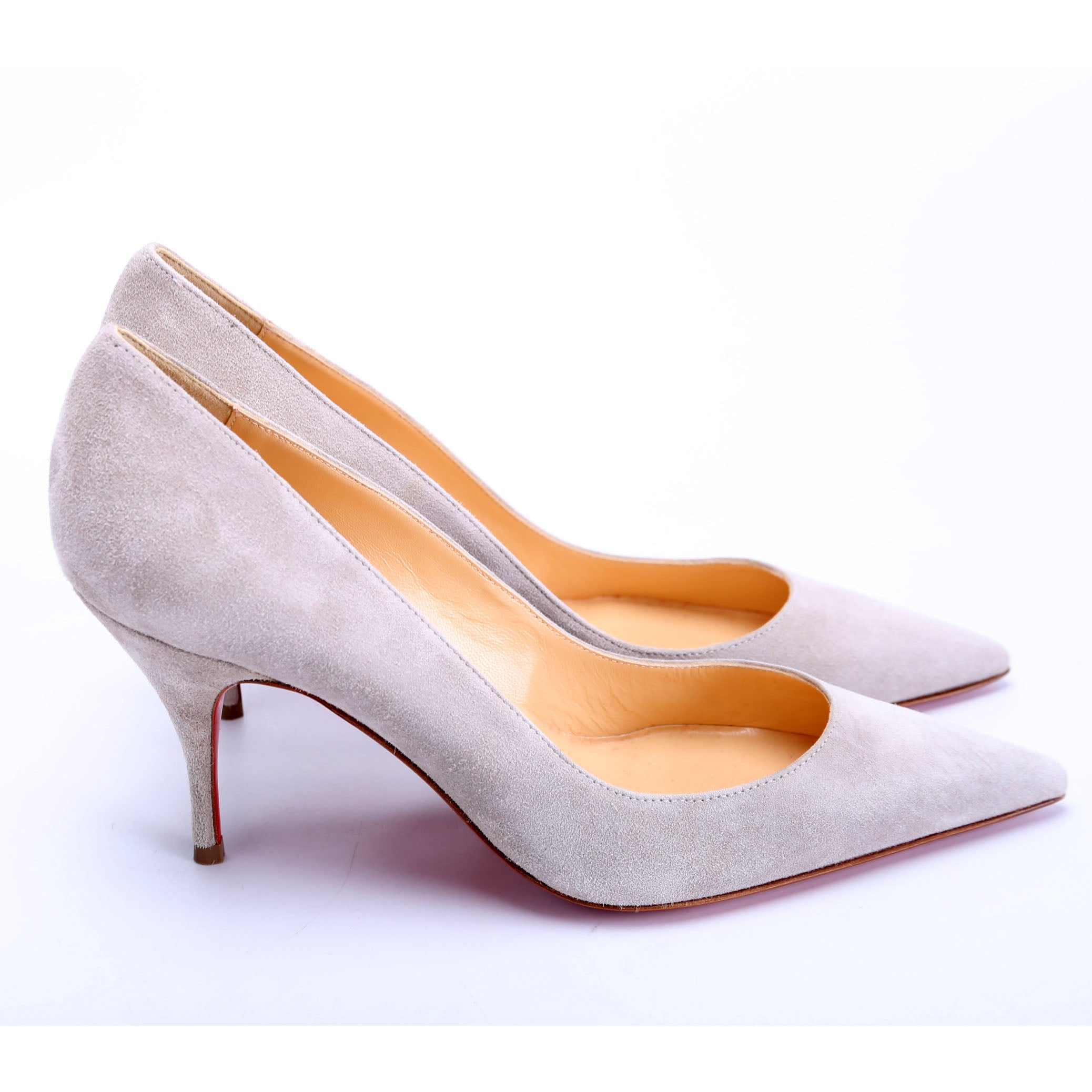 Clare 80MM Suede Size 36 Gray