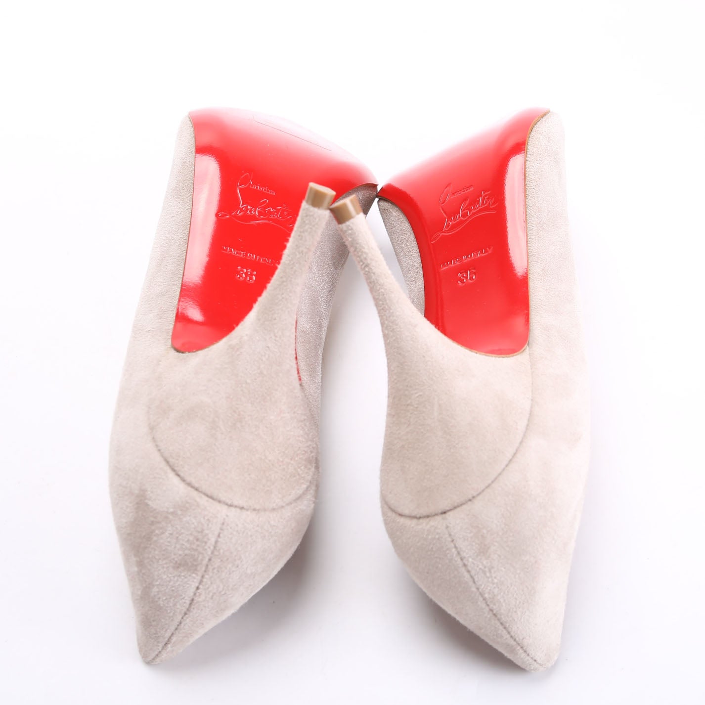 Clare 80MM Suede Size 36 Gray