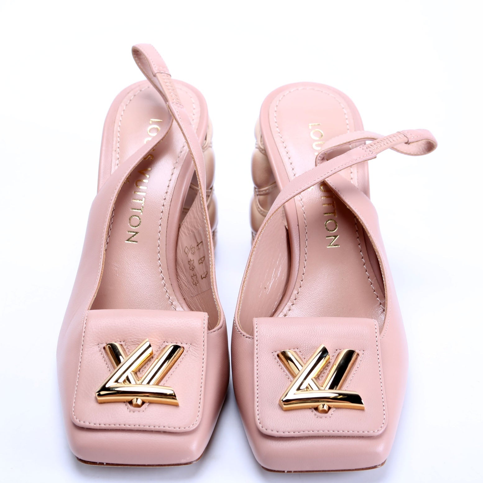 Shake Slingback Heels Size 36.5 Nude