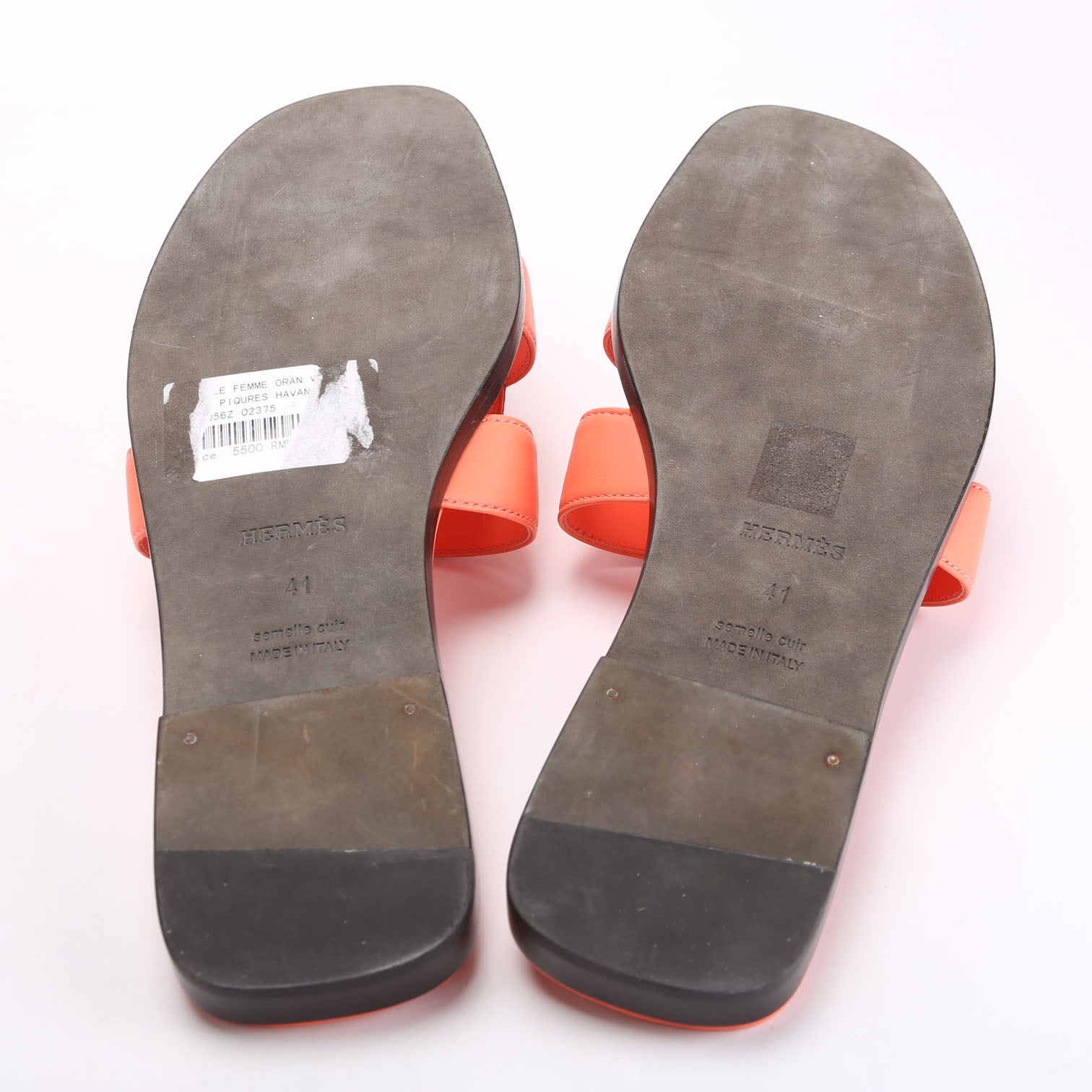 Oran Sandals Size 41 Coral