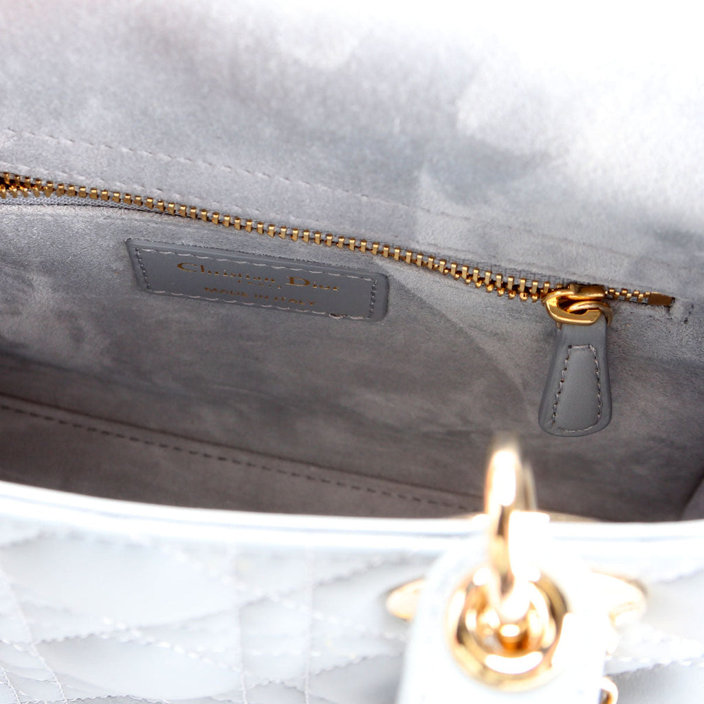 Lady Dior ABCDior Small Blue